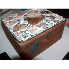 Vintage Mosaic Box